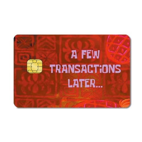 Custom Credit Card Cover Skin Sticker