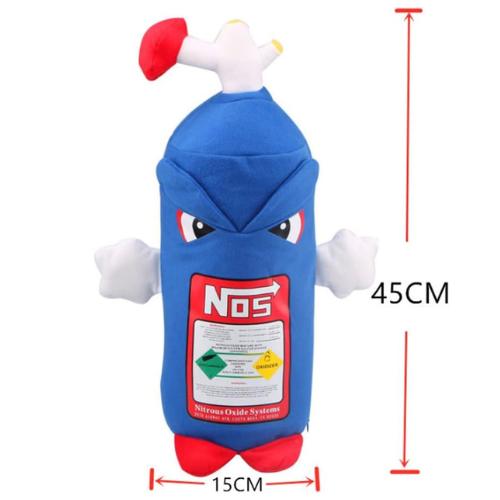 NOS Bottle Plush Pillow (Angry Face)