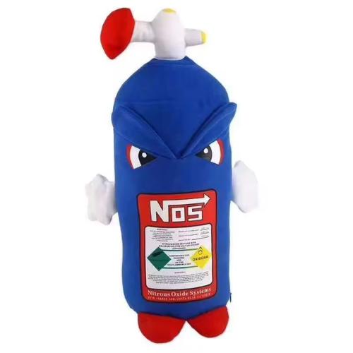NOS Bottle Plush Pillow (Angry Face)