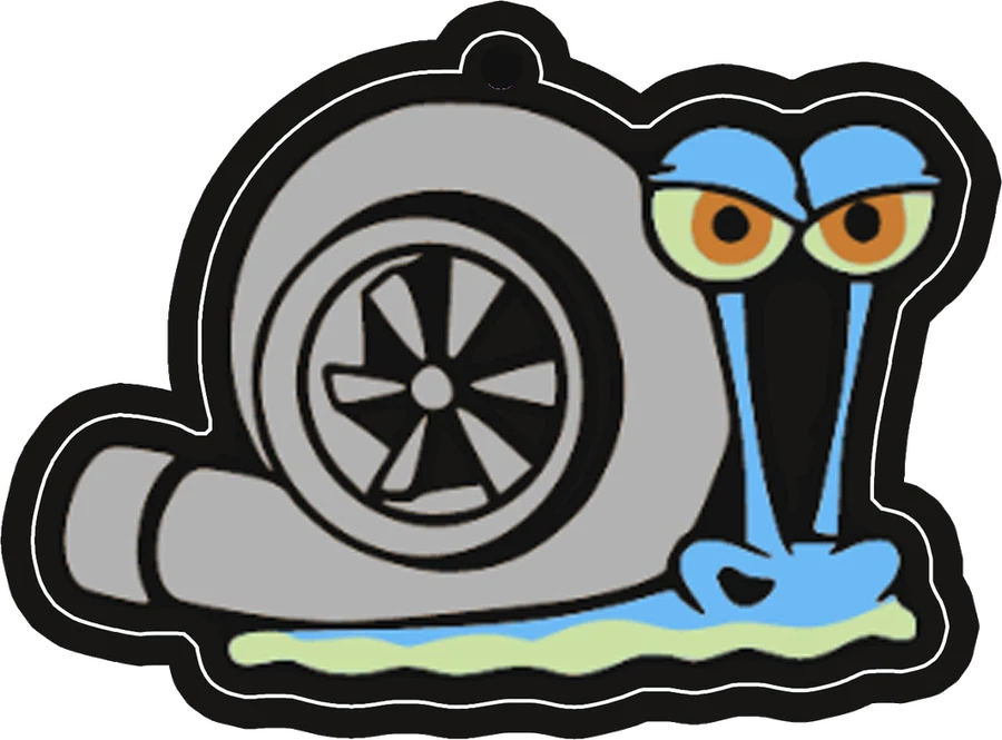The OnlySlow turbo snail: a snail with a turbocharger for a shell
